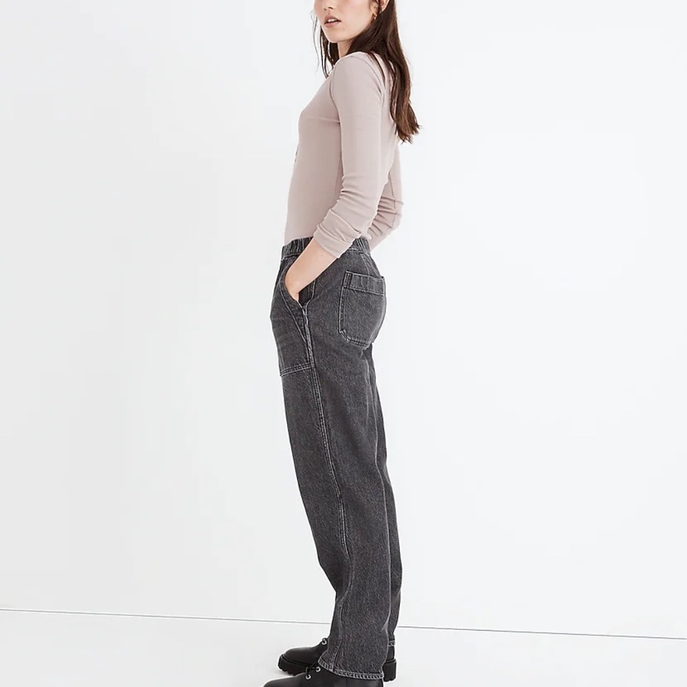 NWT Madewell sz Extra Large Tall PULL-ON RELAXED JEAN IN CHELFORD Wash